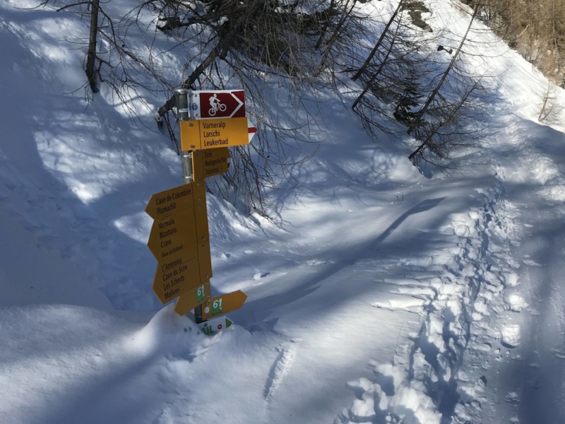 Le choix de la neige fraîche pour ce test des ancrages